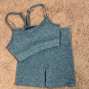 Women’s size Small gray work out set